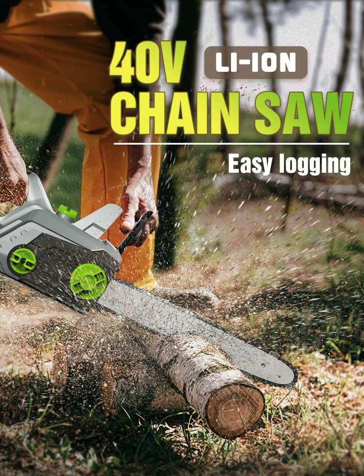 Cut Through the Competition with Our Battery Chainsaw