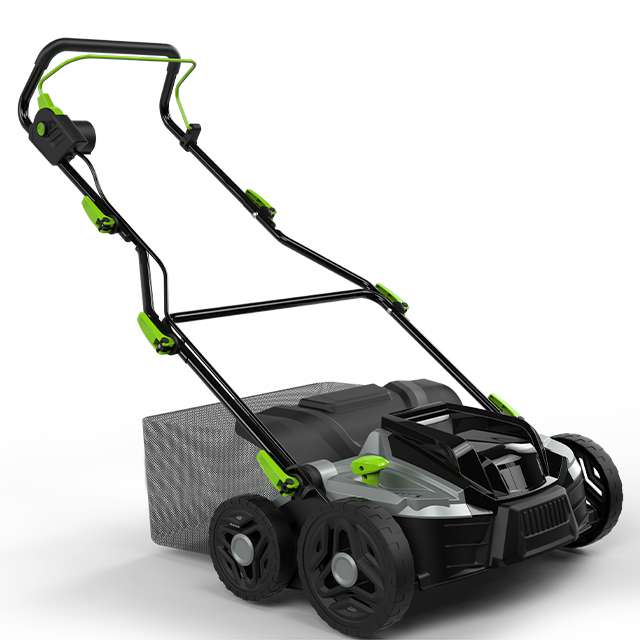 1500W 36CM Electric Scarifier And Aerator And Sweeper 3-in 1
